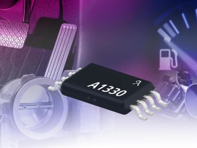 A1330: Programmable Angle Sensor IC with Analog and PWM Output. Source: Allegro MicroSystems.
 
