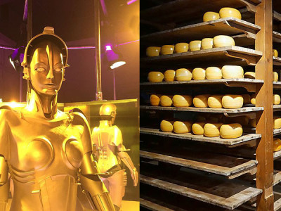 Gouda & Metropolis robots. source: composed by Helge Klaus Rieder (CC 1.) / Matt Brown (CC 2.0) from Wikimedia.