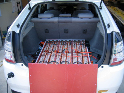 Toyota Prius Lithium-ion battery pack, with cover removed