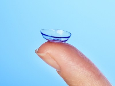Polymer film coating turns contact lenses into computer screens