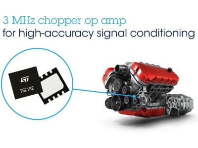 Chopper op-amp has excellent speed/power consumption ratio