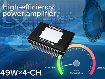 4-channel class AB amp from Toshiba