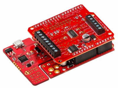 Drive up to 11 DC motors with one Arduino shield