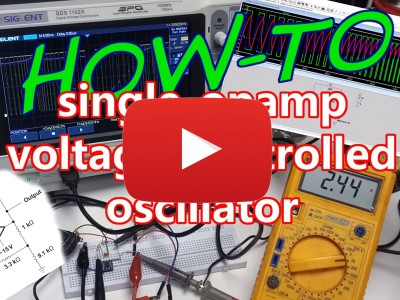 Make a Voltage-Controlled Oscillator with Just One Opamp