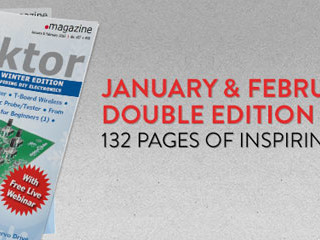 Elektor January & February Double Issue Released in Print and Digital