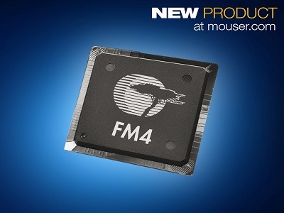 Mouser Now Stocking Cypress FM4 S6E2G-Series MCUs, Designed for Industry 4.0 and IoT Devices