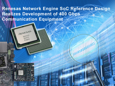 Network Engine SoC Reference Design Realizes Development of 400-Gbps Communication Equipment
