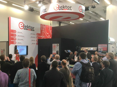 Picture: Elektor booth 2017 is looking forward to see you again