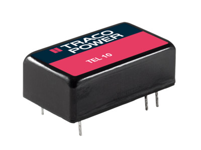 Distrelec stocks the industry’s most compact 10-Watt converter Series TEL 10 and TEL 10WI from Traco Power