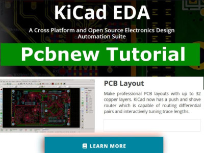 Getting Started with KiCad EDA - Pcbnew PCB Design