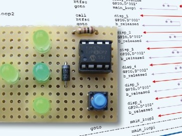 PIC® Assembler Crash Course (2) : Mini Dev Board and Electronic Dice