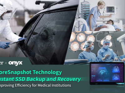 Apacer and Onyx collaborate on medical devices with CoreSnapshot technology