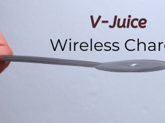 The World's Thinnest Wireless Charger: Market Launch of Award-Winning V-Juice