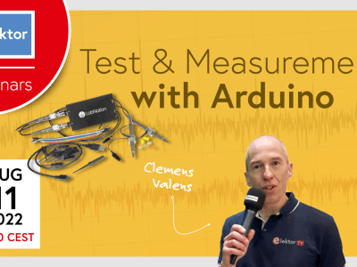 Upcoming Webinar: Test & Measurement with Arduino