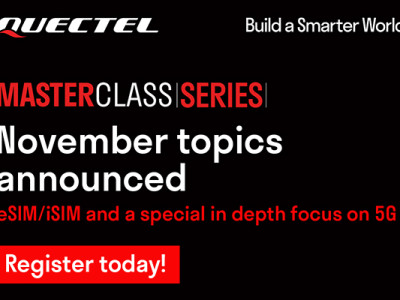 Quectel November Masterclass Topics Announced