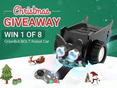 Elecrow Christmas Giveaway: Win a CrowBot BOLT Robot Car