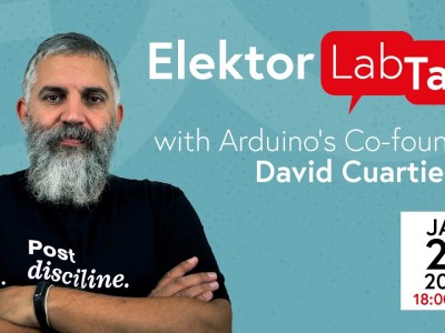 Arduino's David Cuartielles Joins Lab Talk Live on Jan 26 (6pm Berlin)