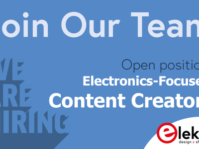 We're Hiring: Electronics-Focused Content Creators