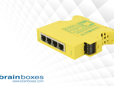 New Gigabit Ethernet switches by Brainboxes