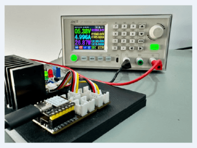 ESP32-Based Digital Load for High-Current Testing 