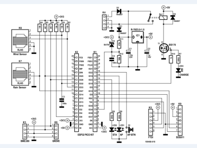 Circuit: Weather Station with Online Data Access