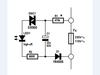 Circuit: Blown Fuse Indicator