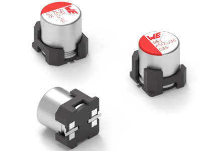 Vibration-resistant capacitors from Würth Elektronik