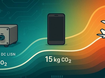 Designing with Impact: Elektor Measures CO₂e Footprint of Dual DC LISN