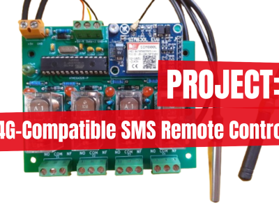 4G-Compatible SMS Remote Control: Remotely Control Your Equipment