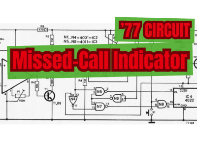 Circuit: DIY Missed-Call Indicator