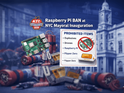 Raspberry Pi Ban at Zoran Mamdani’s NYC Mayoral Inauguration