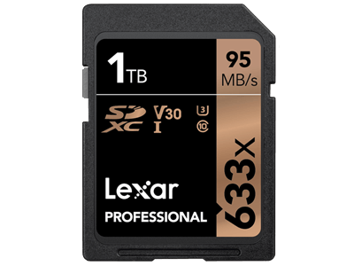 Lexar announce 1 TB SD card