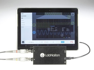 LabNation SmartScope: unique multi-platform USB oscilloscope