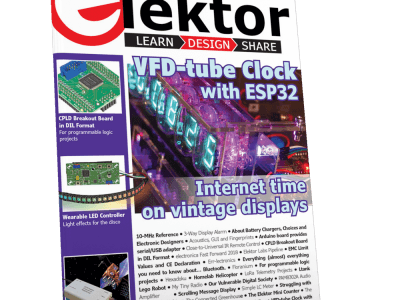 Elektor Magazine 3/2018 now on sale -- print or download