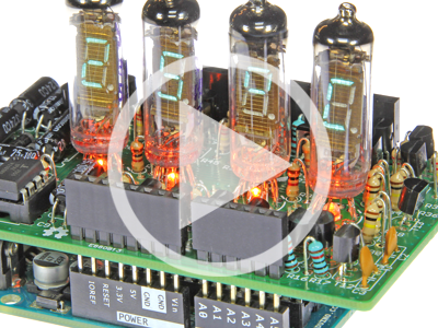 Elektor.TV | From Russia with Glow: VFD Tubes Arduino Shield