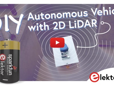 DIY Autonomous Vehicle with 2D LiDAR