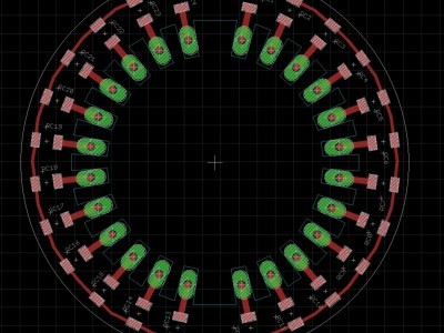 Switchboard "R" and "C" PCb for the rotary switches "R"