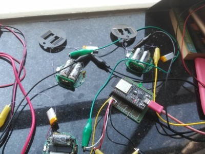 Full usage with Nixie Watches: Multimeter with nixie watches and solar panel for measurement on several days