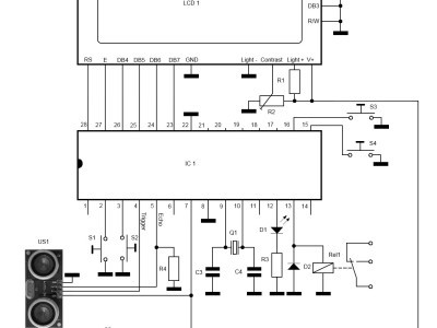 Level and distance gauge with alarm function [140209-I] - Elektor LABS