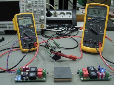 Measurement setup (PCB 160119-1 v1.0) Measurement setup (2 x PCB 160119-1 v1.0)