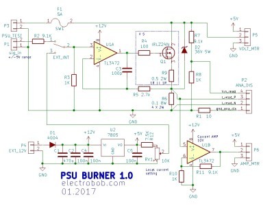 Schematic PSU burner Schematic PSU burner