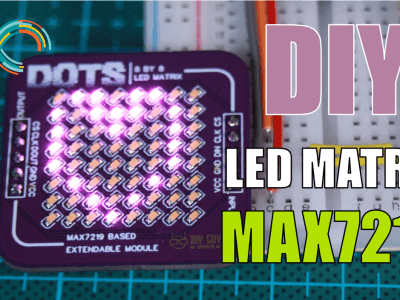 Crafting a Custom 8x8 LED Matrix with Arduino and MAX7219