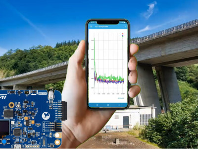 STM32WB55 Structural vibration anomaly detection with NanoEdge AI Studio 