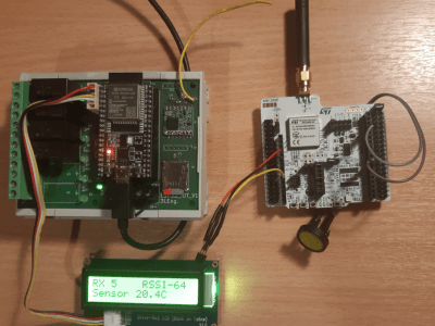 Temperature monitoring and control using LORA, STM32WL55JC1 and ESP32.