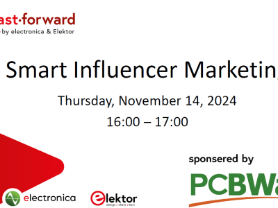 Smart Influencer Marketing Forum: Live from electronica 2024