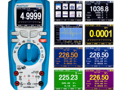 Review: PeakTech 3440 True Graphical Multimeter