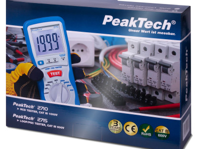 Review: Leitungstester Peaktech 2715