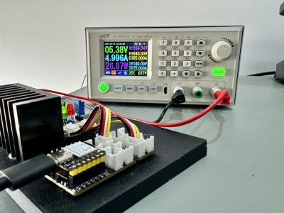 ESP32-basierte digitale Last für Hochstromtests