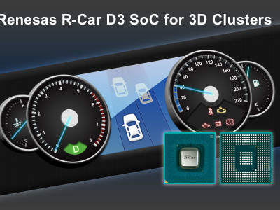 3D-Grafik-SoC der Einsteigerklasse. Bild: Renesas