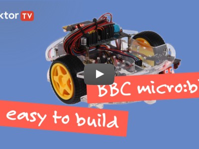 Bauen Sie einen Lernroboter mit einem BBC micro:bit als Gehirn